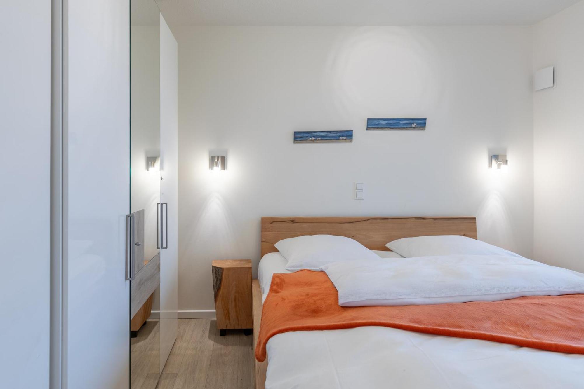 Ferienwohnung "Halligstork" Direkt Am Nordseedeich Mit Blick Auf Den See Nordstrand Dış mekan fotoğraf