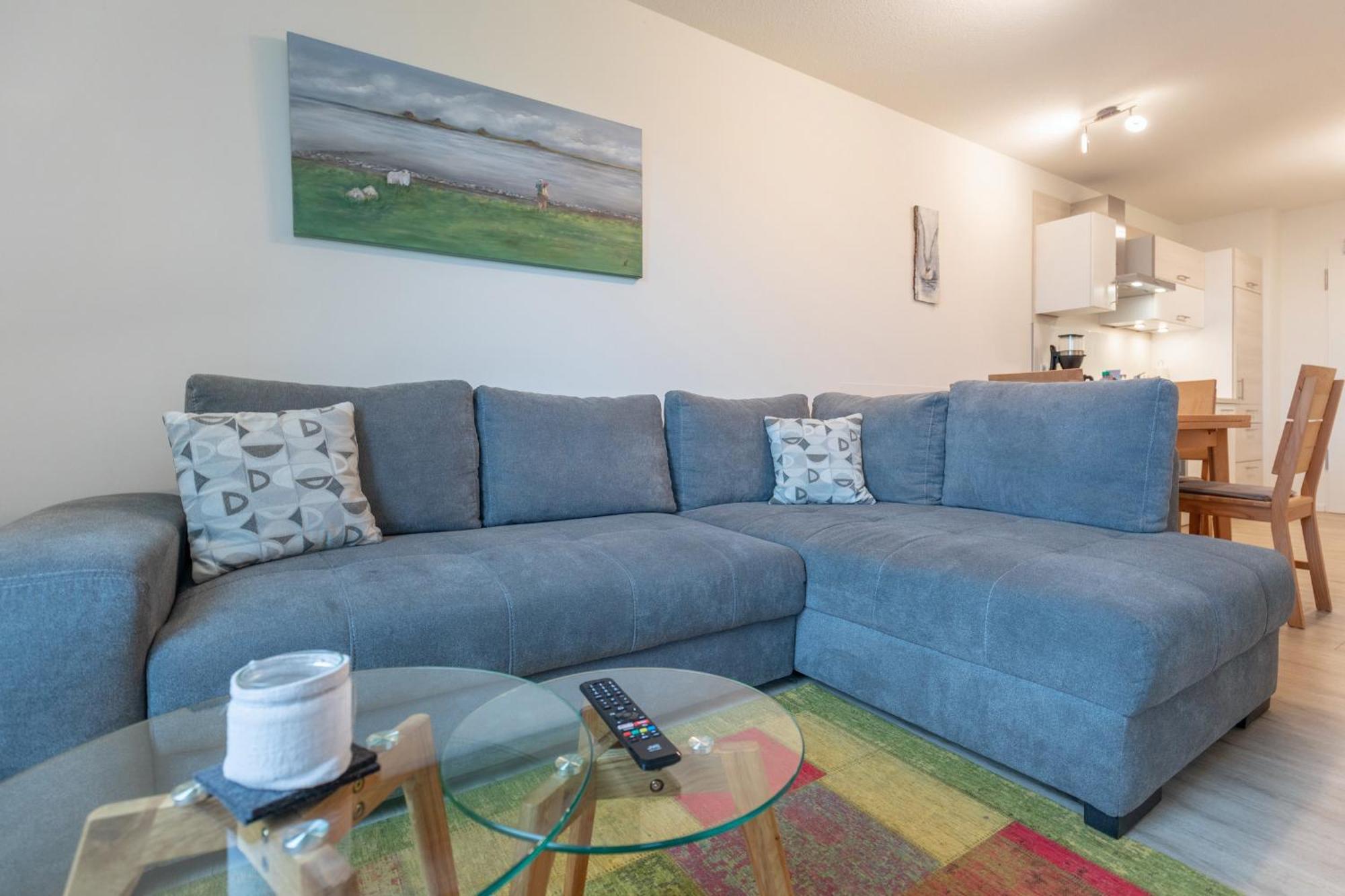 Ferienwohnung "Halligstork" Direkt Am Nordseedeich Mit Blick Auf Den See Nordstrand Dış mekan fotoğraf